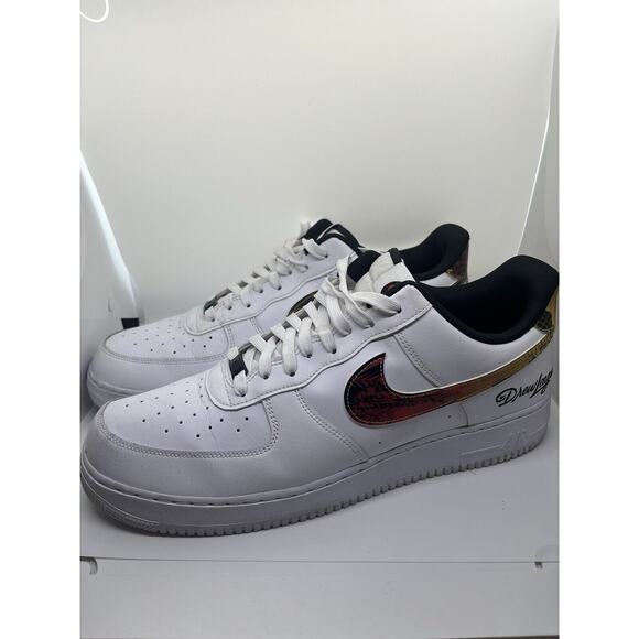 Nike Air Force 1 Low Drew League 2021 White Multicolor DM7578-100 Men Sz 15 main image 14